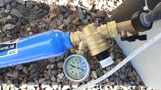 Water pressure regulator for frequent RV traveler