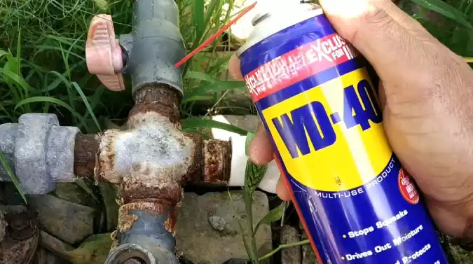 Can You Spray Wd40 on Water Shut Off Valve