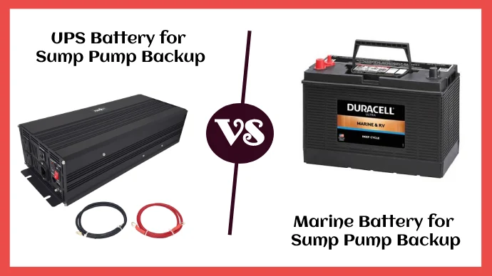Differences Between UPS VS Marine Battery for Sump Pump Backup System