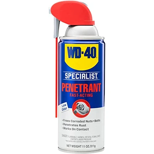 WD-40 Specialist Penetrant With Flexible Straw for Stuck Water Valve
