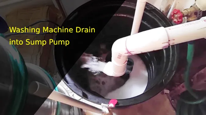 Can Washing Machine Drain into Sump Pump