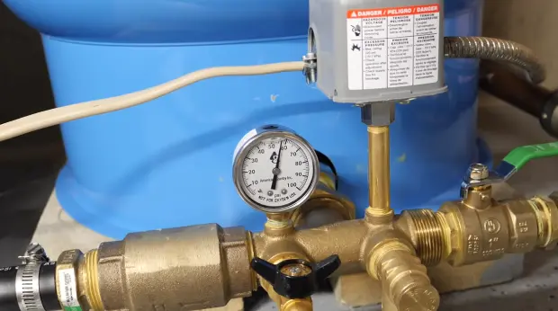 Can a well pump's age impact its pressure performance