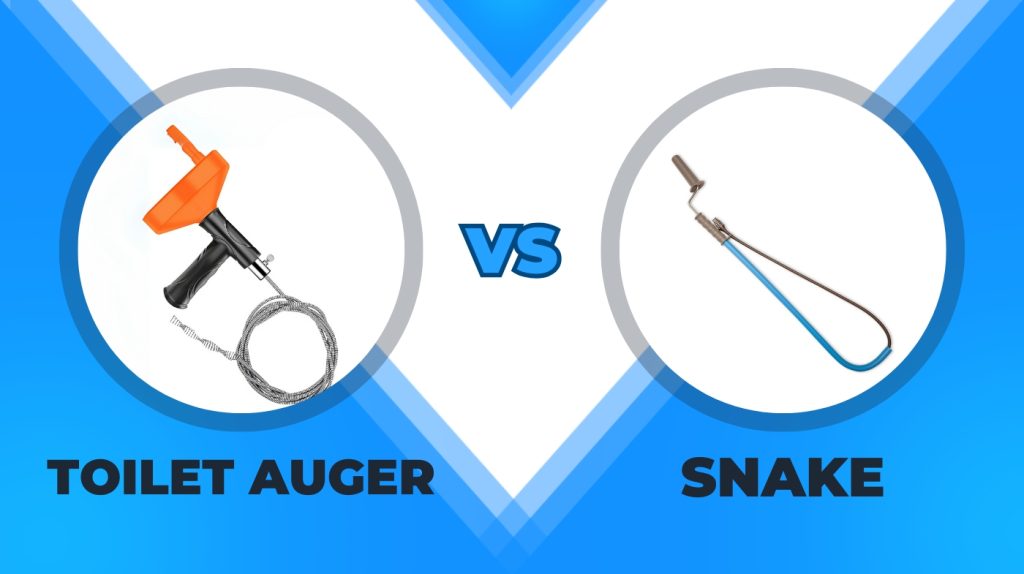 toilet auger vs snake