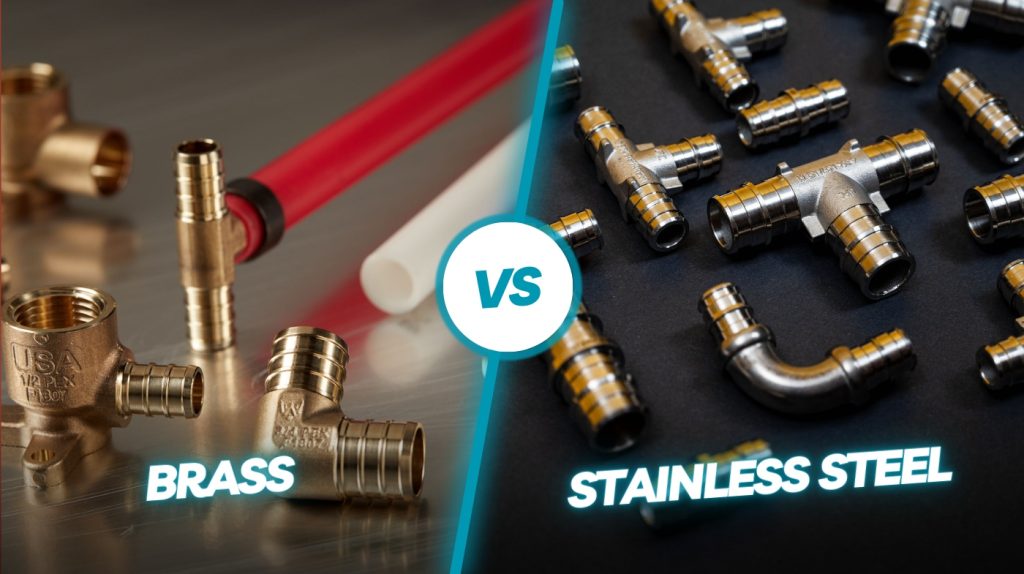 brass vs stainless steel pex fittings