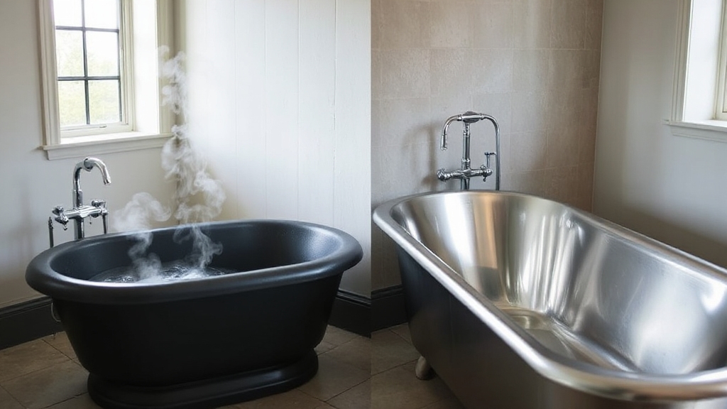 Cast Iron Tub vs Steel Tub
