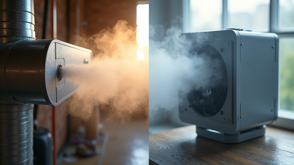 Efficiency and Humidity Output Differences