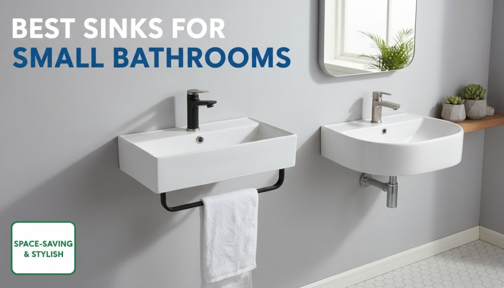 Best Sinks for Small Bathroom Layouts and Tight Spaces