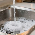 dishwasher draining into sink