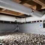 insulate crawl space pipes