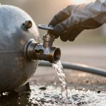 shut off open drain valve