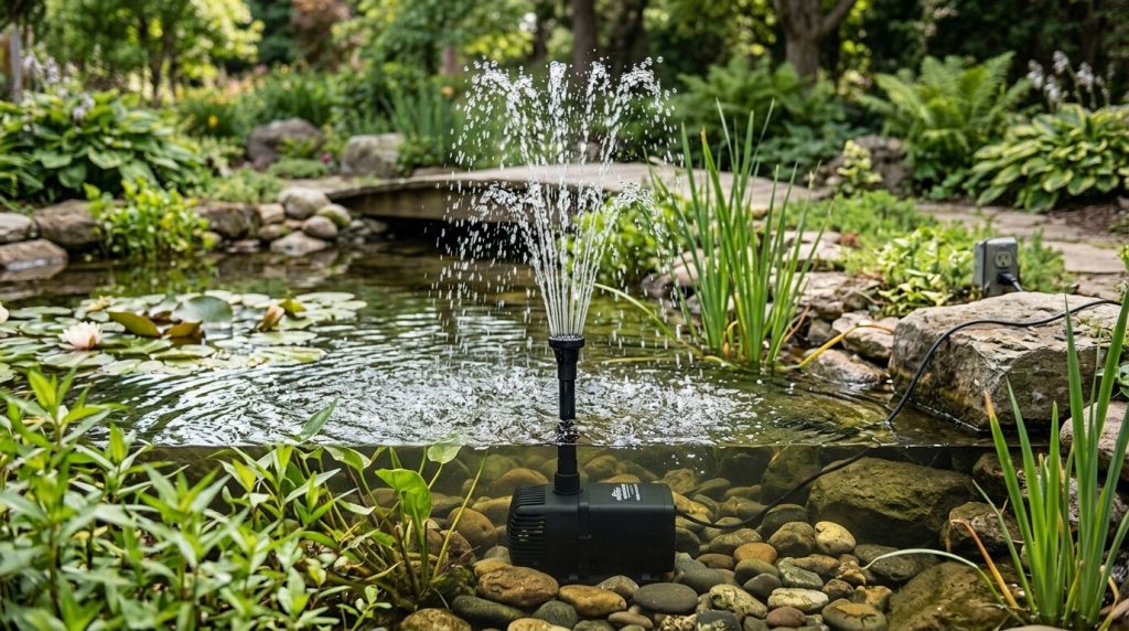Best Pond Fountain Pump for Quiet & Efficient Water Flow