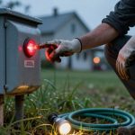 check septic system alarm