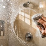 remove mineral deposits from glass