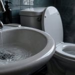 sink gurgles when flushed