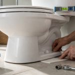 level and stabilize toilet flange