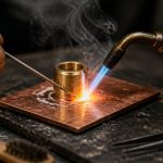 soldering brass to copper